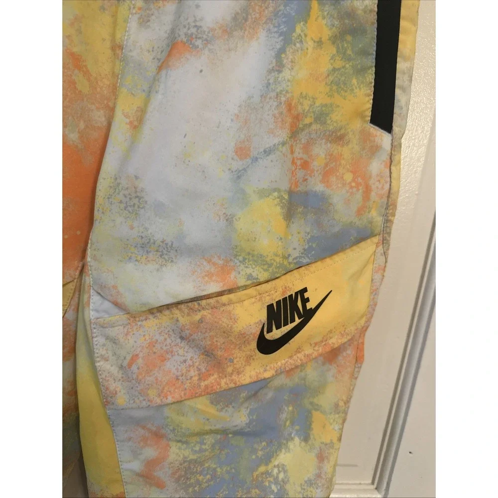 NIKE kids Sportswear‎ Pants Jogger parachute cargo Tie-dye DA0831-085 Size Large